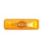 Truck-Lite Base Mount, Incandescent, Yellow Rectangular, 2 Bulb, Marker Clearance Light, PC, 19 Series Male 19200YP - alternate 6
